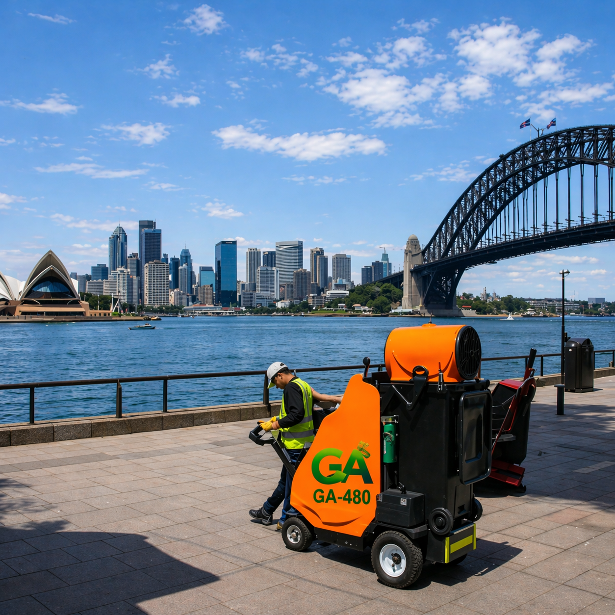 Hand Towed Electrical Sweeper